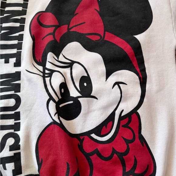Vintage 90s Minnie Mouse Crewneck Sweater Double Sided Size Small - Picture 6 of 6